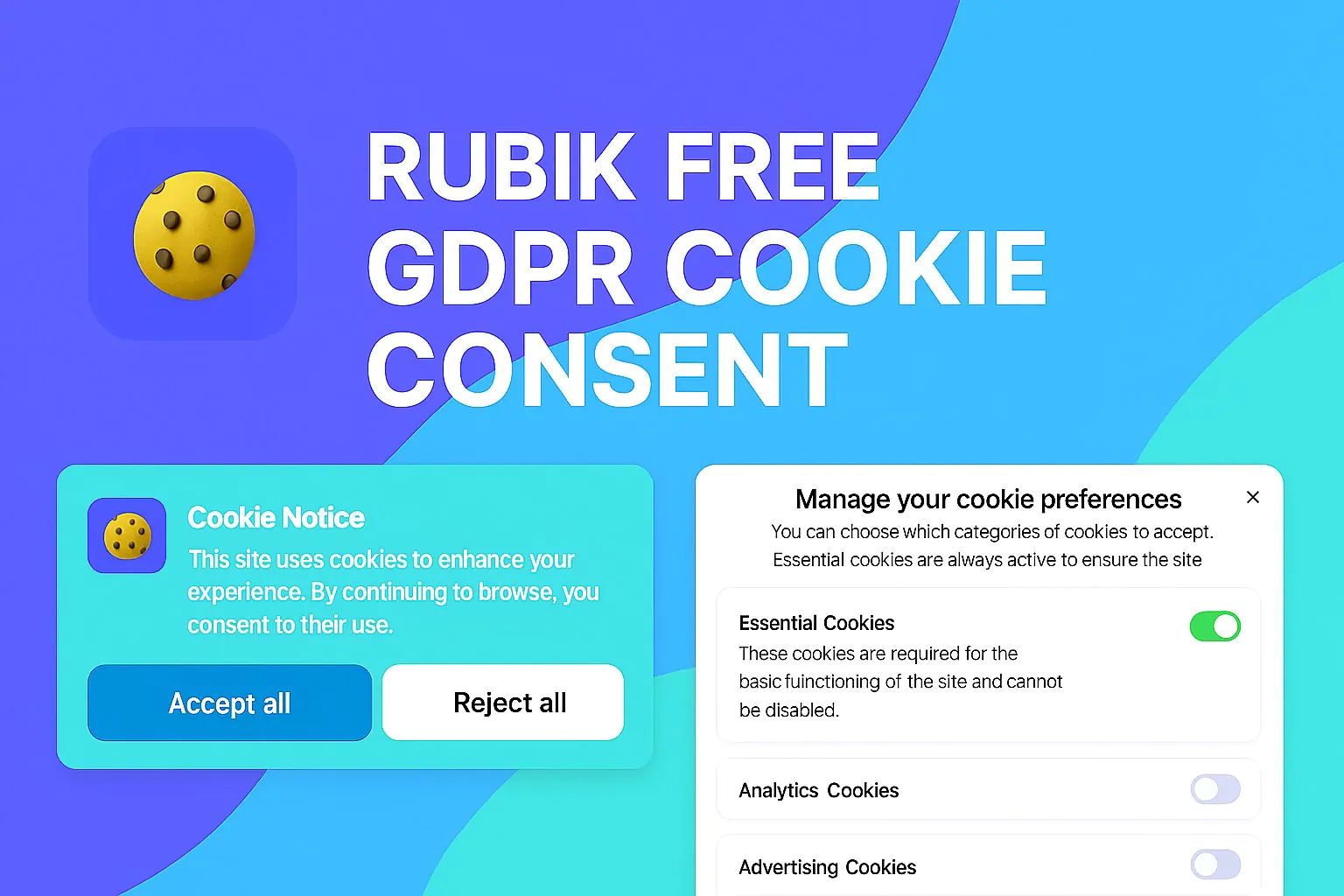 Rubik GDPR Cookie Consent